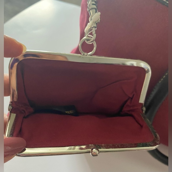 Etienne Aigner Red Tote Bag with Structured Design and Gold Hardware - Picture 10 of 16